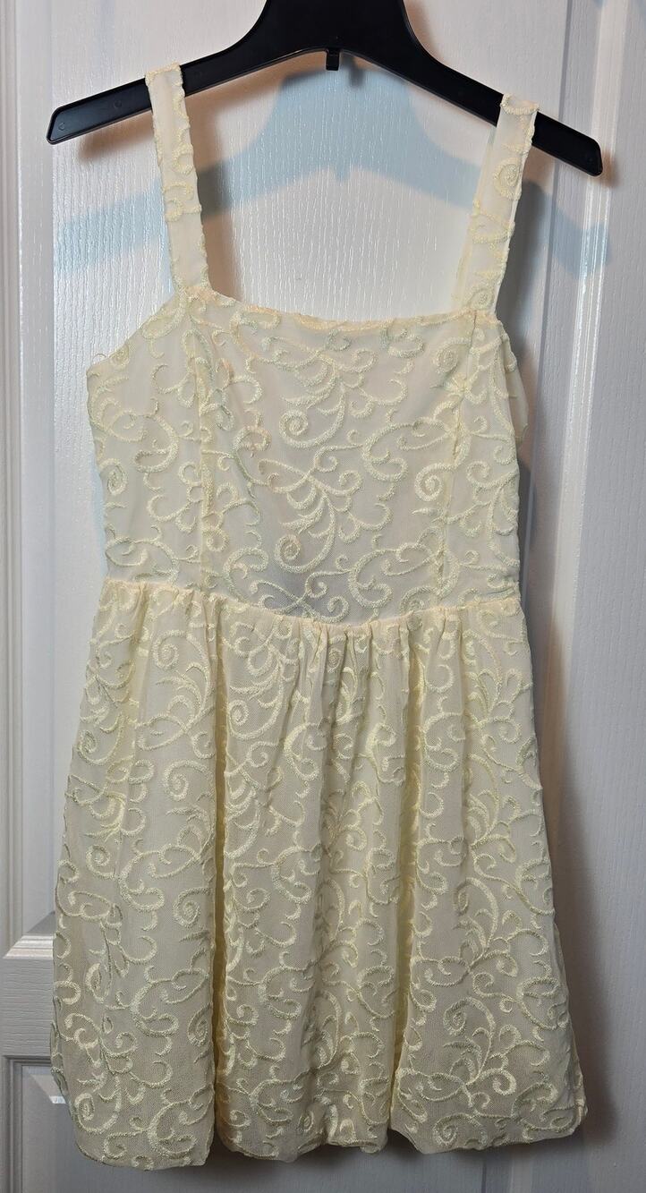 NWT Layered with Love gold glitter Dress sz S bubble skirt